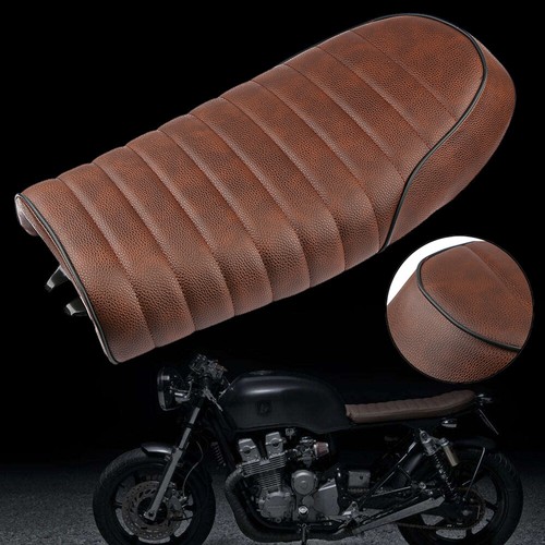 Brown motorcycle seat - brown,