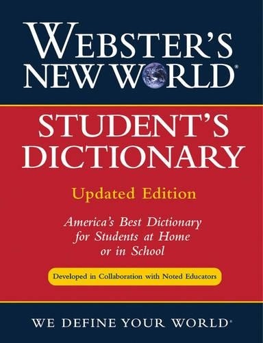 Webster new world student - new, student's