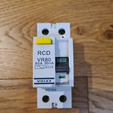 Volex VR80 80A 30mA Double Pole RCD  