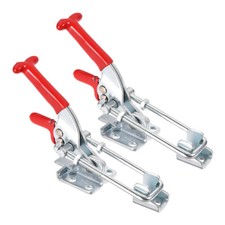 2 Pcs 771lbs Adjustable Latch Galvanized Iron U Bolt Self-lock Toggle Clamp