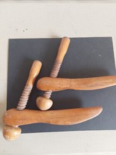 Shoe Stretchers 1900s Large Ladies Wooden Shoe Trees Edwardian Vintage 