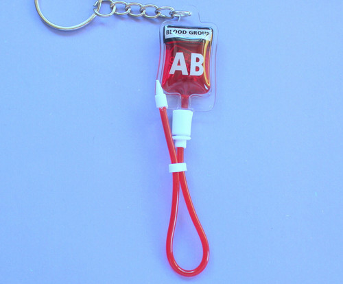 Blood bag keyring - blood, keyring,blood