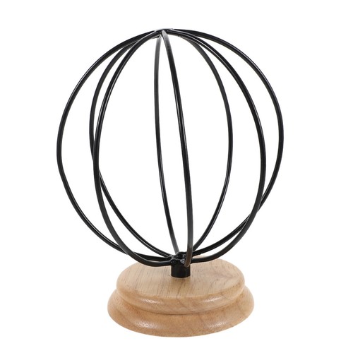 Tabletop black iron hat - black,