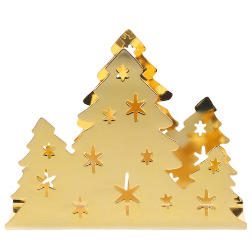 Metal xmas tree napkin - xmas,