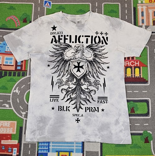 Y2k affliction big print tie - affliction,