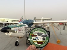 Pakistan Air force official Patch Dubai Airshow 2025 - Super Mushshak - PAC