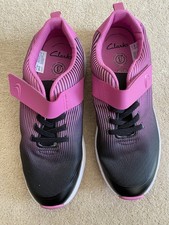 Clarks Girls Pink Trainers