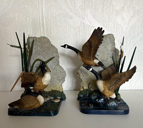 Resin bird bookends - bird, geese