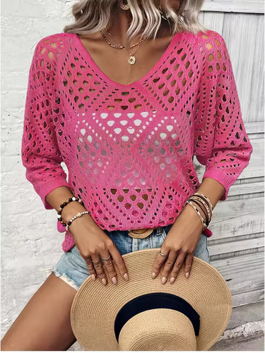 Womens hollow tee shirts - womens,