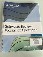 NEW* CFA Level 1 -  Kaplan Scheweser Workshop Mind Maps And Workshop Question