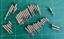 45 x Milling Bits Flutes / L.Co Hydra Tools Presto Osborn Job Lot 1mm-6mm