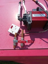 Watermill, twin impeller, Wasp50 Power Shower Pump, used, 4 isolation valves