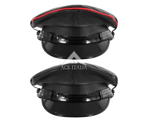 Genuine leather black - leather, trim