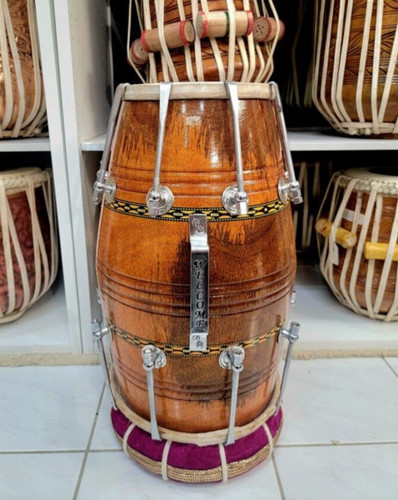 Handmade mango wood - handmade, dholak
