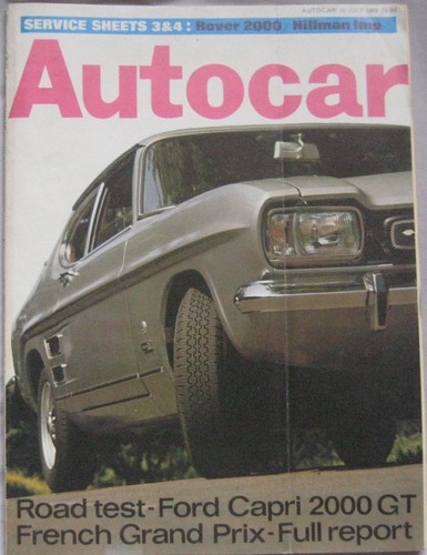Autocar magazine 1969 - autocar, 10/7/1969