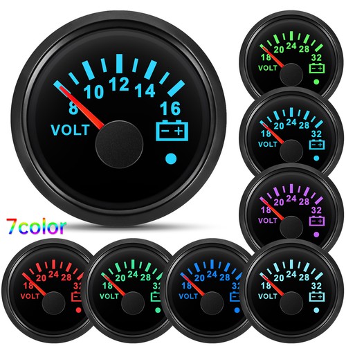 52mm car boat voltmeter - 2'',