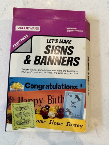 Let make signs - &, banners