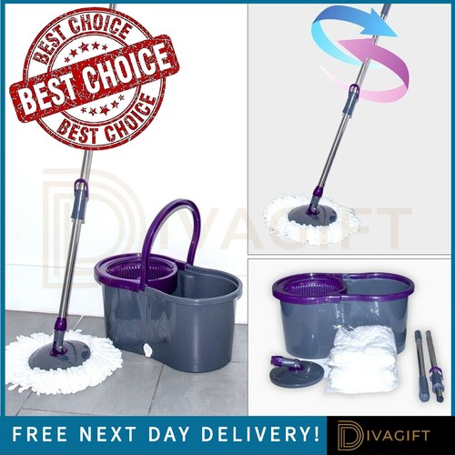 Grey mop bucket set - mop,