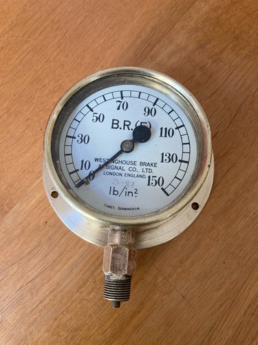 Old vintage pressure gauge - old,