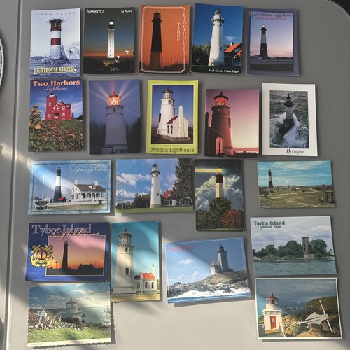Vintage lighthouse postcards - lighthouse,