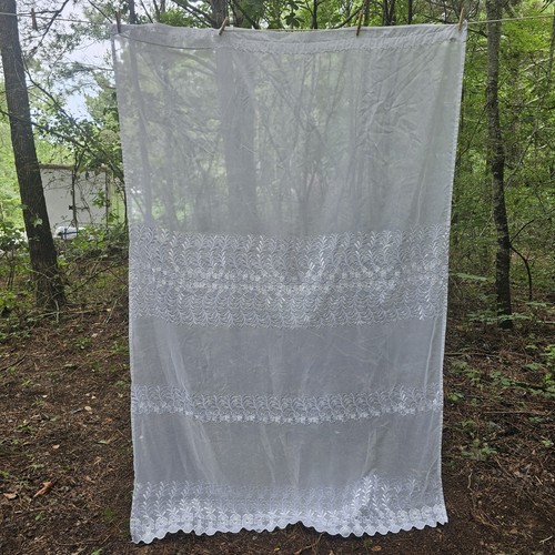 Vintage white floral lace - floral,