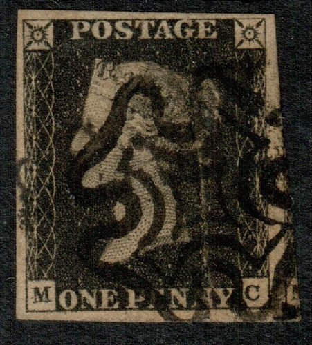 1840 penny 4 - , (mc)