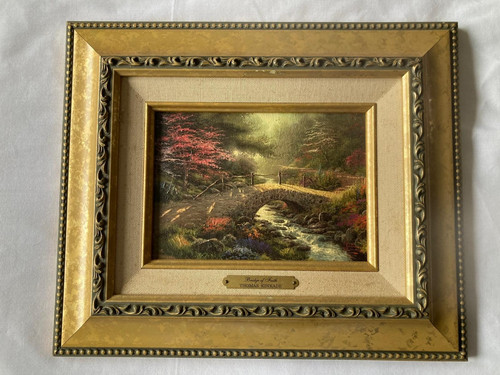 Thomas kinkade bridge faith - thomas, of