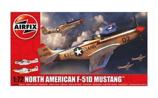 Airfix A02047A North American F-51D Mustang 1/72 Scale Model Aircraft Kit (P-51)