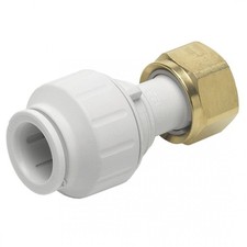 John Guest Speedfit Straight Tap Connector 15mm X 1/2" (PEMSTC1514)
