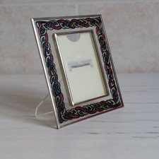Vintage Celtic Knot Stained Glass Photo Frame Portrait Small Photo 5x7.5cm WEAR