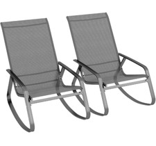 Outsunny 2PCS Garden Rocking