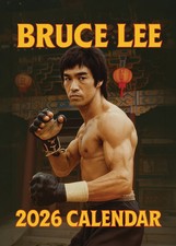 Bruce Lee CALENDAR 2026 LARGE