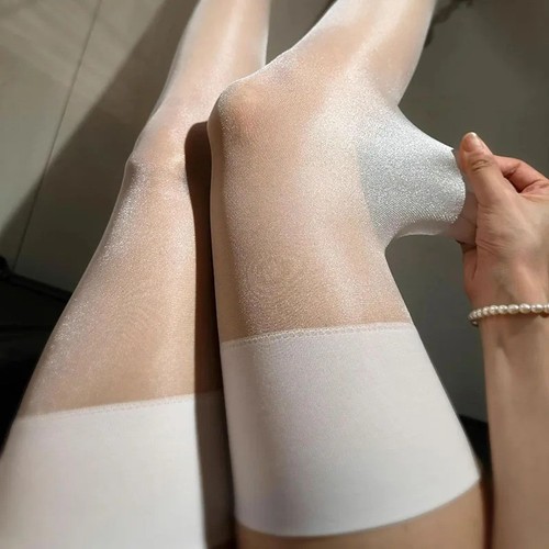 Women shiny sheer - thigh, high