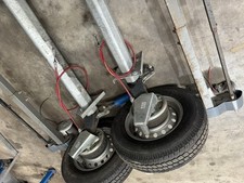 alco  axle trailer caravan 