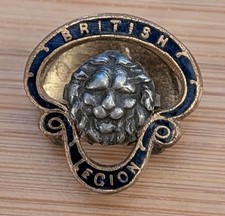 vintage British Legion lapel