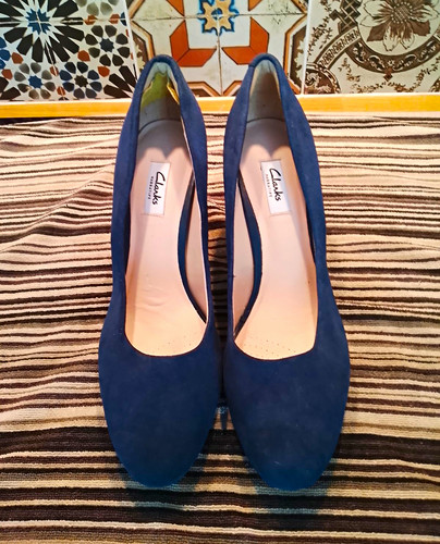 Clarks narrative blue suede - clarks,