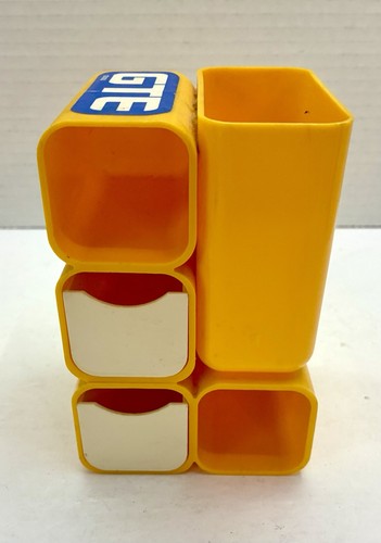 Vintage 70s hof yellow - yellow, plastic