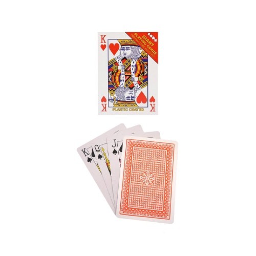 Giant playing cards 17cm - playing,