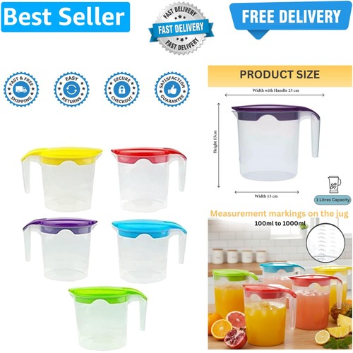 Plastic jug 1litre fridge - 1,