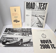 1966 Rover 2000 TC Brochure Lot Of 4 1966