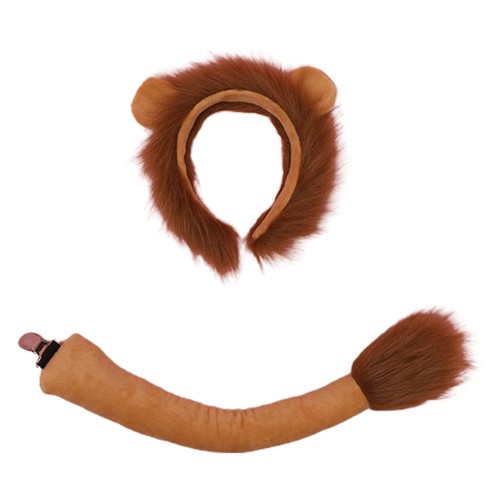 Cosplay furry headdress tail - furry,