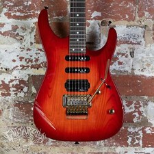Charvel CDS-075-SSH 1990's See Through Red Sunburst MIJ Japan