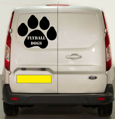 Flyball decal fly ball sticker - flyball,
