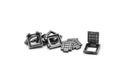 Occre gunport with lid - lid, 9x9mm