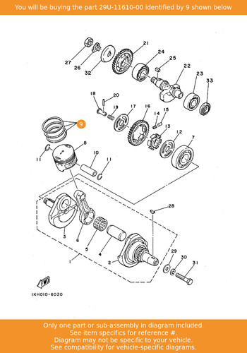 Yamaha piston ring set - yamaha,