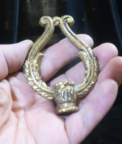 Brass bronze lamp - brass,