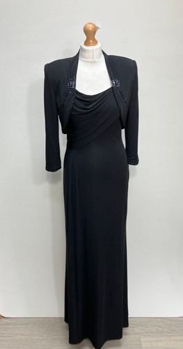 Black evening gown - evening,