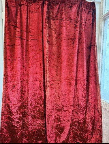 Antique red crushed cotton - antique,