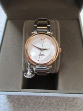 Vivienne Westwood Womens Loveheart Orb Two Tone, Pearl Limited Edition Watch Box