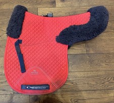 Premier Equine Full Size Merino Wool GP Numnah Red / Navy